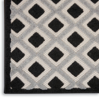 The Rug Corner Nourison Home Aloha ALH26 BLKWT Area Rugs  