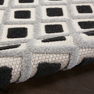 The Rug Corner Nourison Home Aloha ALH26 BLKWT Area Rugs  