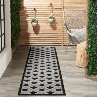 The Rug Corner Nourison Home Aloha ALH26 BLKWT Area Rugs  