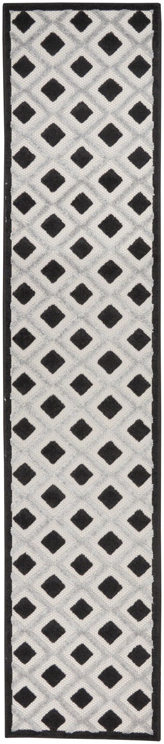 The Rug Corner Nourison Home Aloha ALH26 BLKWT Area Rugs  