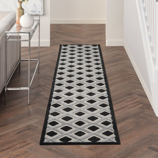 The Rug Corner Nourison Home Aloha ALH26 BLKWT Area Rugs  