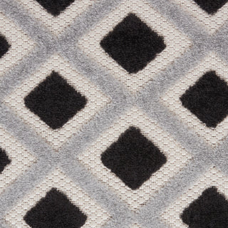 The Rug Corner Nourison Home Aloha ALH26 BLKWT Area Rugs  