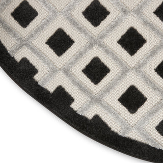 The Rug Corner Nourison Home Aloha ALH26 BLKWT Area Rugs  
