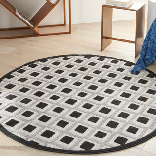 The Rug Corner Nourison Home Aloha ALH26 BLKWT Area Rugs  