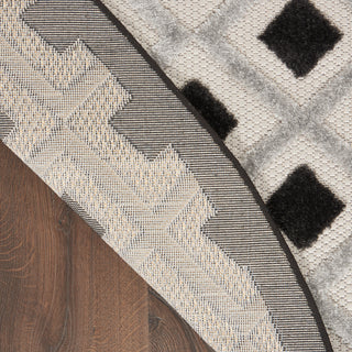 The Rug Corner Nourison Home Aloha ALH26 BLKWT Area Rugs  