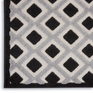 The Rug Corner Nourison Home Aloha ALH26 BLKWT Area Rugs  
