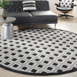 The Rug Corner Nourison Home Aloha ALH26 BLKWT Area Rugs  
