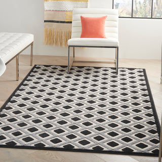 The Rug Corner Nourison Home Aloha ALH26 BLKWT Area Rugs  