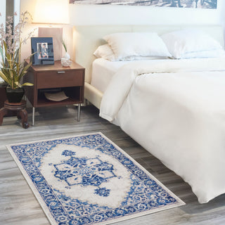 The Rug Corner Nourison Home Whimsicle WHS03 IVBLU Area Rugs  