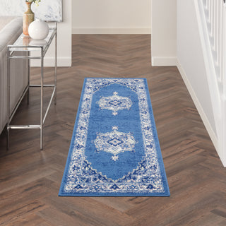 The Rug Corner Nourison Home Nourison Home - Whimsicle Navy Area Rug WHS03  