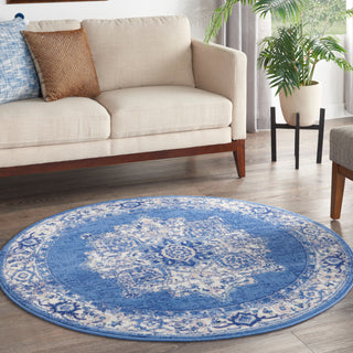The Rug Corner Nourison Home Nourison Home - Whimsicle Navy Area Rug WHS03  