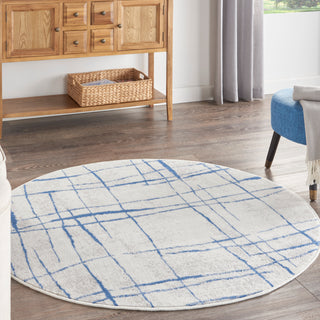 The Rug Corner Nourison Home Whimsicle WHS09 IVBLU Area Rugs  