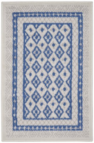 The Rug Corner Nourison Home Nourison Home - Whimsicle Ivory/Blue Area Rug WHS13  