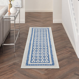 The Rug Corner Nourison Home Nourison Home - Whimsicle Ivory/Blue Area Rug WHS13  