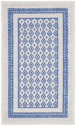 The Rug Corner Nourison Home Nourison Home - Whimsicle Ivory/Blue Area Rug WHS13  