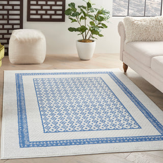 The Rug Corner Nourison Home Nourison Home - Whimsicle Ivory/Blue Area Rug WHS13  