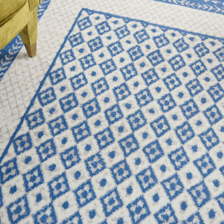The Rug Corner Nourison Home Nourison Home - Whimsicle Ivory/Blue Area Rug WHS13  