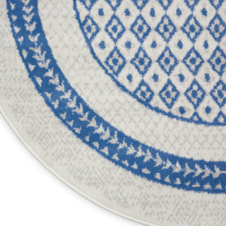 The Rug Corner Nourison Home Nourison Home - Whimsicle Ivory/Blue Area Rug WHS13  