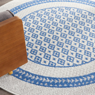 The Rug Corner Nourison Home Nourison Home - Whimsicle Ivory/Blue Area Rug WHS13  
