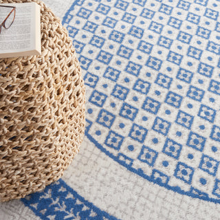 The Rug Corner Nourison Home Nourison Home - Whimsicle Ivory/Blue Area Rug WHS13  