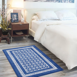The Rug Corner Nourison Home Nourison Home - Whimsicle Navy Area Rug WHS13  