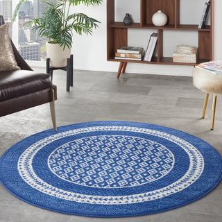 The Rug Corner Nourison Home Nourison Home - Whimsicle Navy Area Rug WHS13  