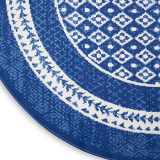The Rug Corner Nourison Home Nourison Home - Whimsicle Navy Area Rug WHS13  