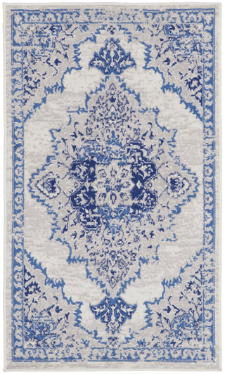 The Rug Corner Nourison Home Nourison Home - Whimsicle Ivory/Blue Area Rug WHS14  