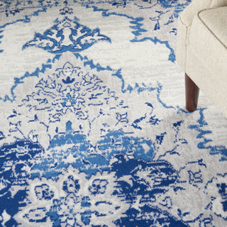 The Rug Corner Nourison Home Nourison Home - Whimsicle Ivory/Blue Area Rug WHS14  
