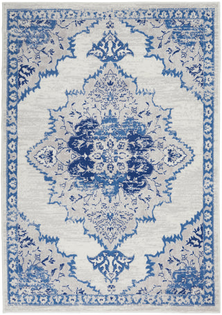 The Rug Corner Nourison Home Nourison Home - Whimsicle Ivory/Blue Area Rug WHS14  