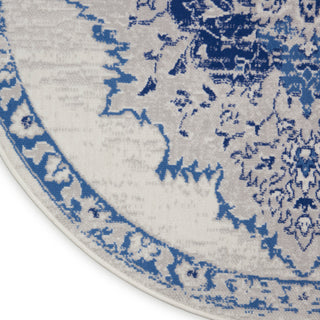 The Rug Corner Nourison Home Nourison Home - Whimsicle Ivory/Blue Area Rug WHS14  