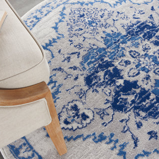 The Rug Corner Nourison Home Nourison Home - Whimsicle Ivory/Blue Area Rug WHS14  