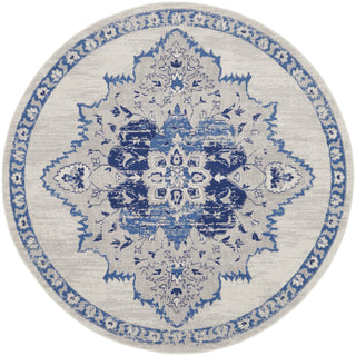 The Rug Corner Nourison Home Nourison Home - Whimsicle Ivory/Blue Area Rug WHS14  