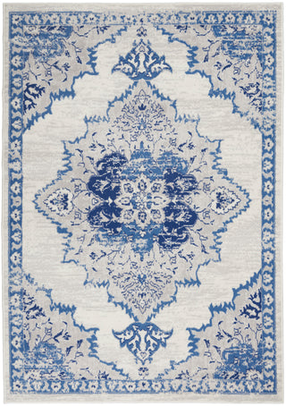The Rug Corner Nourison Home Nourison Home - Whimsicle Ivory/Blue Area Rug WHS14  