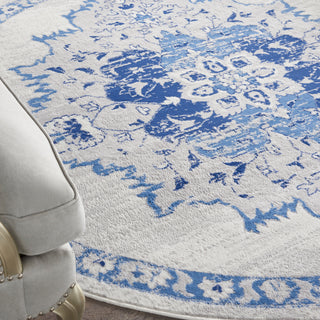 The Rug Corner Nourison Home Nourison Home - Whimsicle Ivory/Blue Area Rug WHS14  