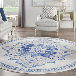 The Rug Corner Nourison Home Nourison Home - Whimsicle Ivory/Blue Area Rug WHS14  