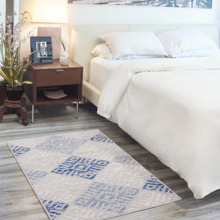 The Rug Corner Nourison Home Whimsicle WHS18 GRYBL Area Rugs  