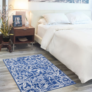 The Rug Corner Nourison Home Whimsicle WHS05 NAVY Area Rugs  