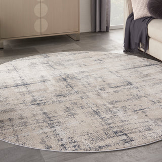 The Rug Corner Nourison Home Rustic Textures RUS06 IVBLU Area Rugs  