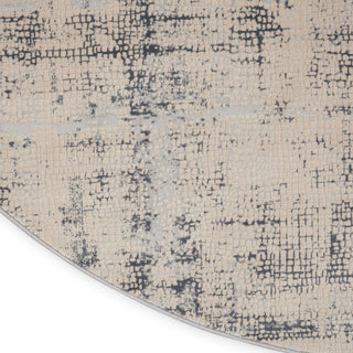 The Rug Corner Nourison Home Rustic Textures RUS06 IVBLU Area Rugs  