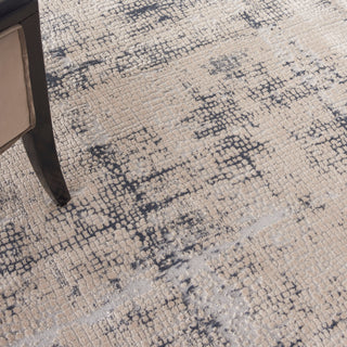 The Rug Corner Nourison Home Rustic Textures RUS06 IVBLU Area Rugs  