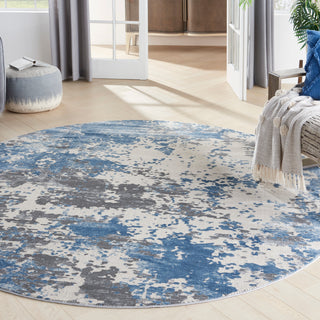 The Rug Corner Nourison Home Rustic Textures RUS08 GRYBL Area Rugs  