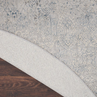 Nourison Home - Rustic Textures Ivory/Light Blue Area Rug Rust09