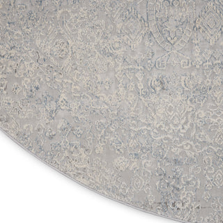 Nourison Home - Rustic Textures Ivory/Light Blue Area Rug Rust09