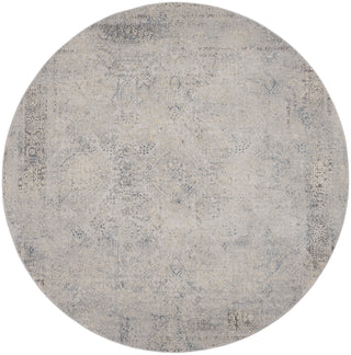Nourison Home - Rustic Textures Ivory/Light Blue Area Rug Rust09