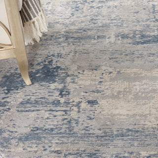 The Rug Corner Nourison Home Rustic Textures RUS10 IVBLU Area Rugs  