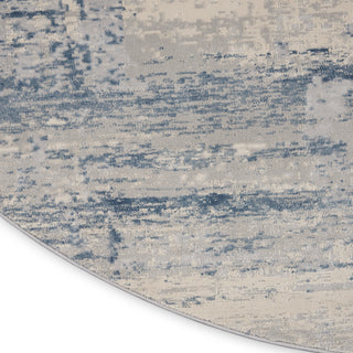 The Rug Corner Nourison Home Rustic Textures RUS10 IVBLU Area Rugs  