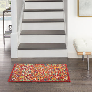 The Rug Corner Nourison Home Nourison Home - Allur Red/Multi Area Rug ALR03  