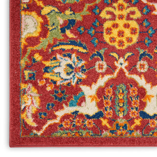 The Rug Corner Nourison Home Nourison Home - Allur Red/Multi Area Rug ALR03  
