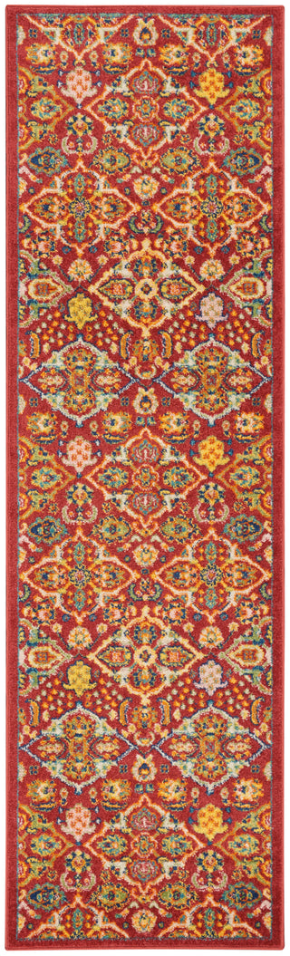 The Rug Corner Nourison Home Nourison Home - Allur Red/Multi Area Rug ALR03  